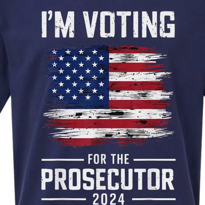 I´M Voting For The Prosecutor 2024 Democrat Liberal Election Sueded Cloud Jersey T-Shirt