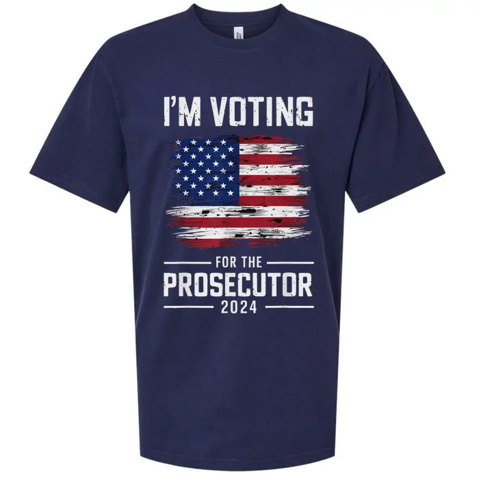 I´M Voting For The Prosecutor 2024 Democrat Liberal Election Sueded Cloud Jersey T-Shirt