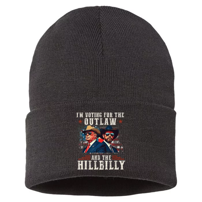 IM Voting For The Outlaw And The Hillbilly 2024 Sustainable Knit Beanie