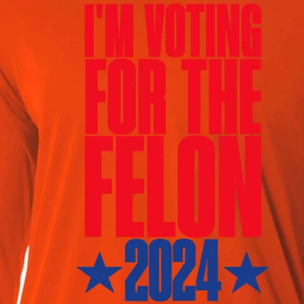 IM Voting For The Trump Felon Conviction 2024 Cooling Performance Long Sleeve Crew