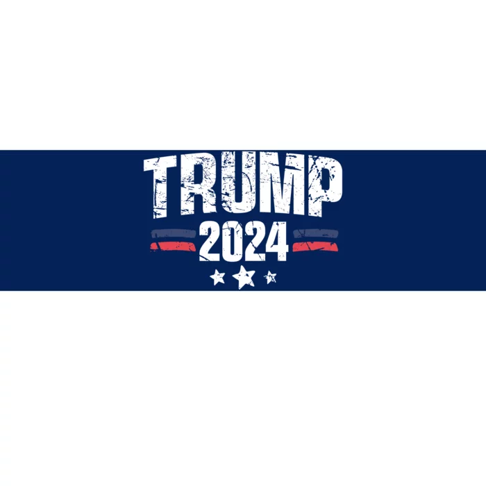 Im Voting For The Felon Grunge Front And Back Design Bumper Sticker