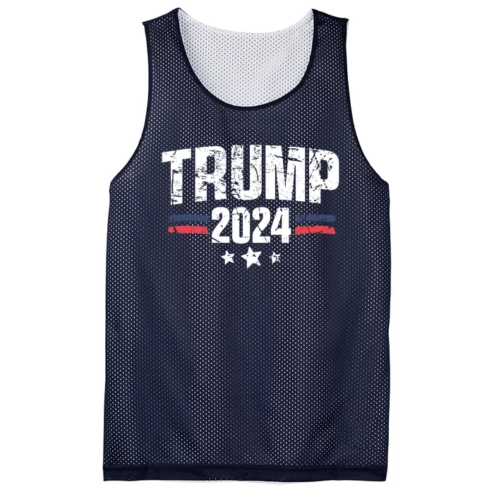 Im Voting For The Felon Grunge Front And Back Design Front & Back Mesh Reversible Basketball Jersey Tank