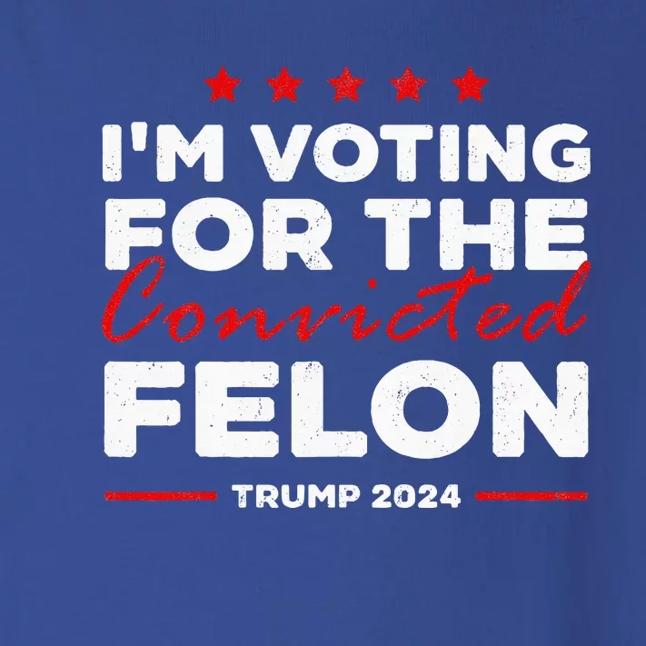 IM Voting For The Convicted Felon Trump Toddler Long Sleeve Shirt