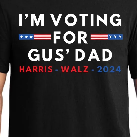 Im Voting For Gus Dad Vote Harris Walim Voting For Gus Dad Vote Harriz 2024 Pajama Set