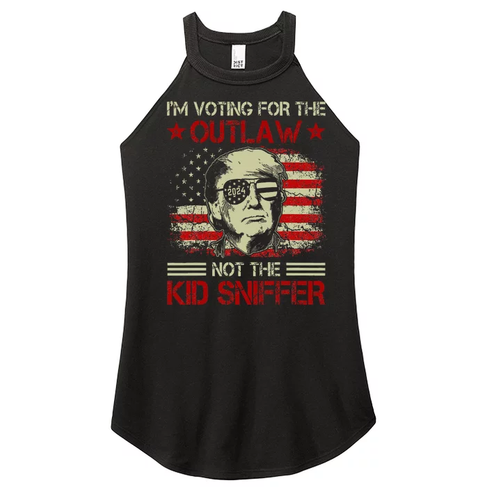 Im Voting For The Outlaw Not The Sniffer Trump 2024 Women’s Perfect Tri Rocker Tank