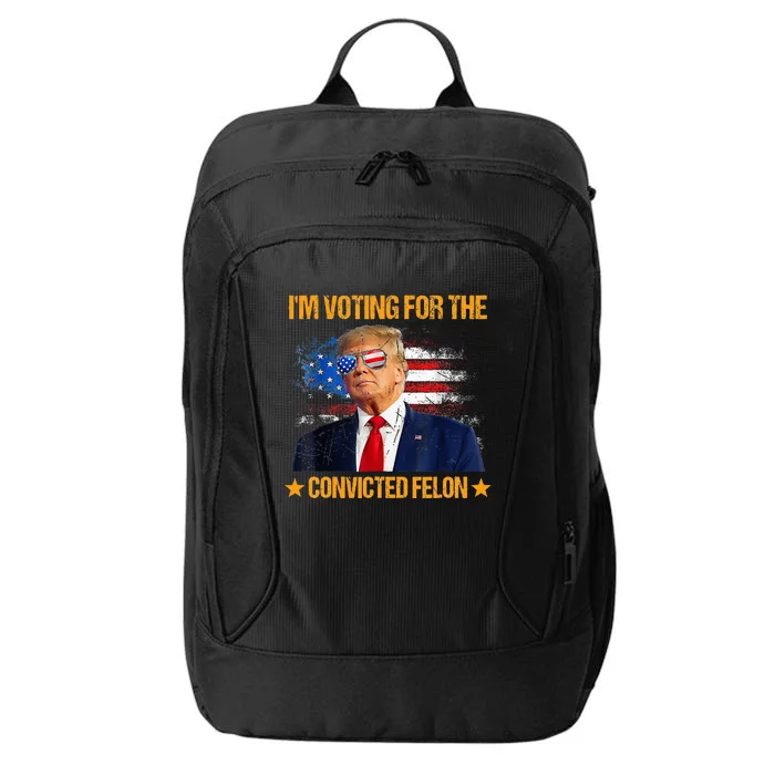 IM Voting For The Convicted Felon City Backpack