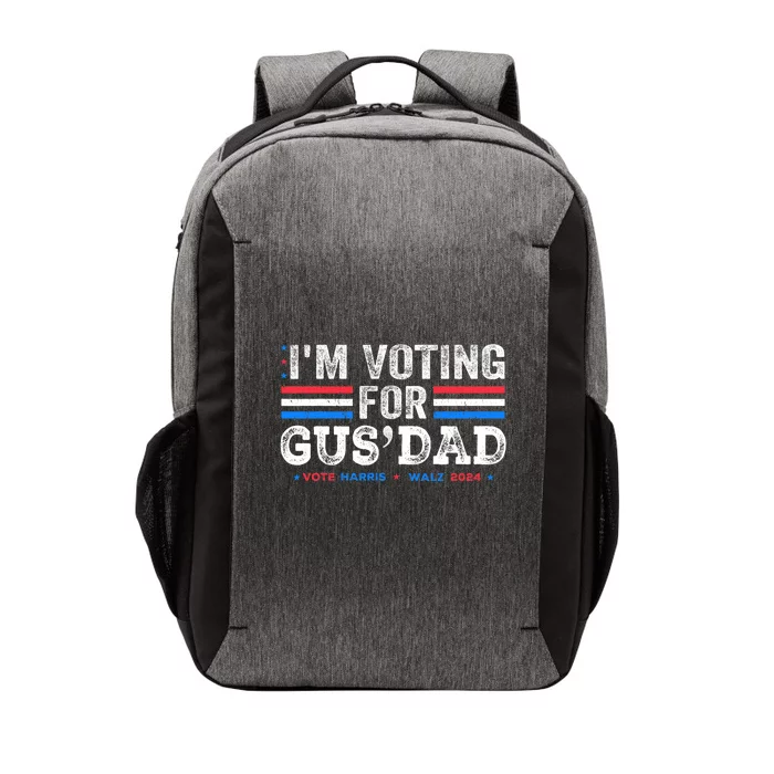 IM Voting For Gus Dad Vote Kamala Harris Walz 2024 Vector Backpack