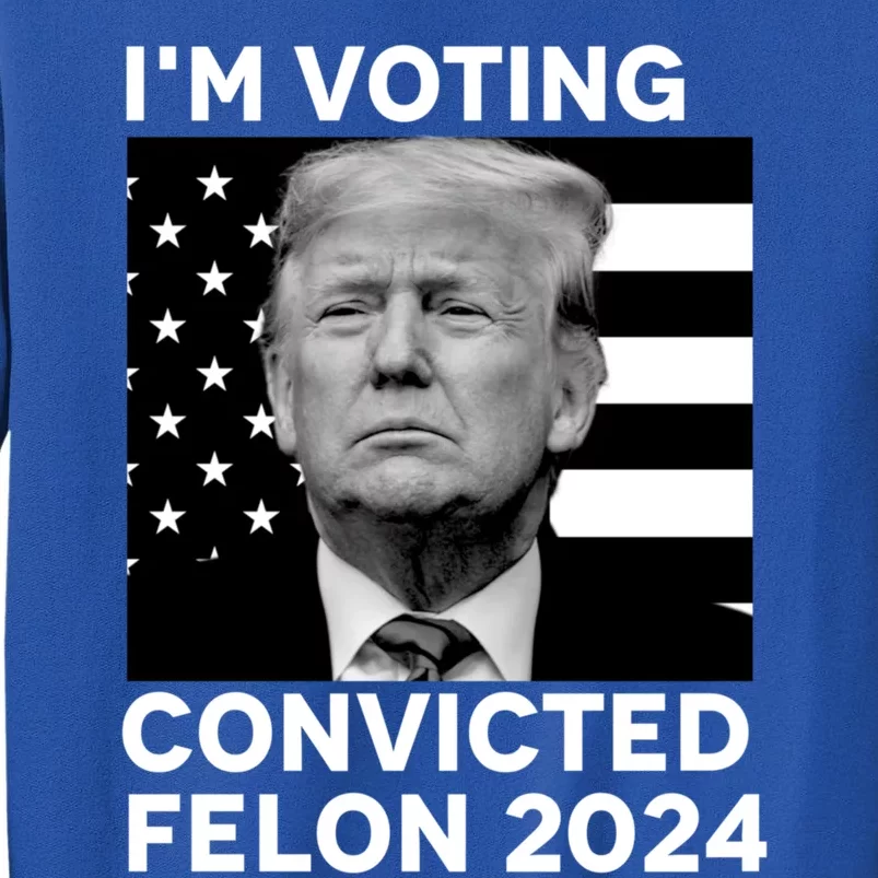 Im Voting For A Convicted Felon In November 2024 Sweatshirt