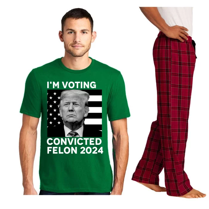 Im Voting For A Convicted Felon In November 2024 Pajama Set