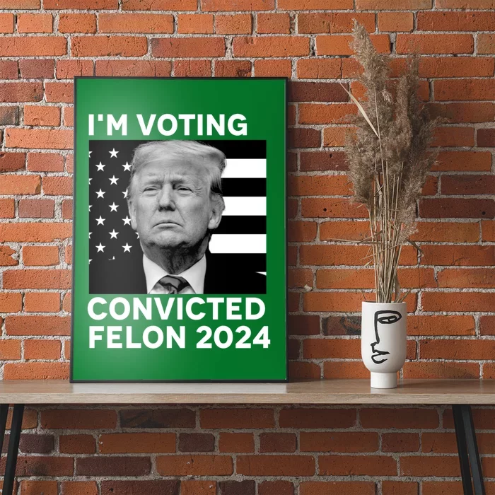 Im Voting For A Convicted Felon In November 2024 Poster