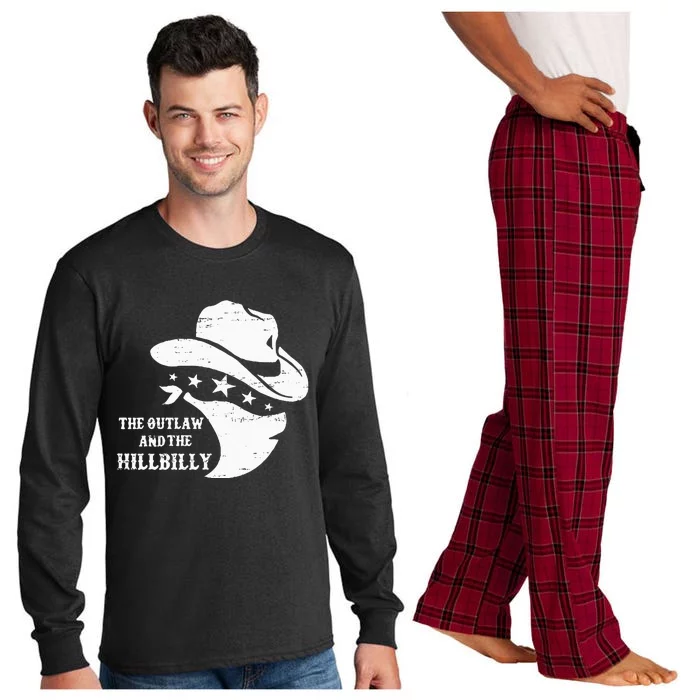 IM Voting For The Outlaw And The Hillbilly 2024 Cowboy Long Sleeve Pajama Set