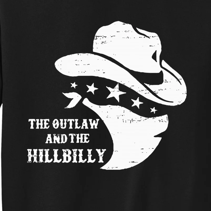 IM Voting For The Outlaw And The Hillbilly 2024 Cowboy Tall Sweatshirt