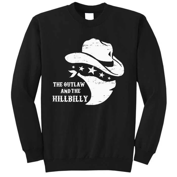 IM Voting For The Outlaw And The Hillbilly 2024 Cowboy Tall Sweatshirt