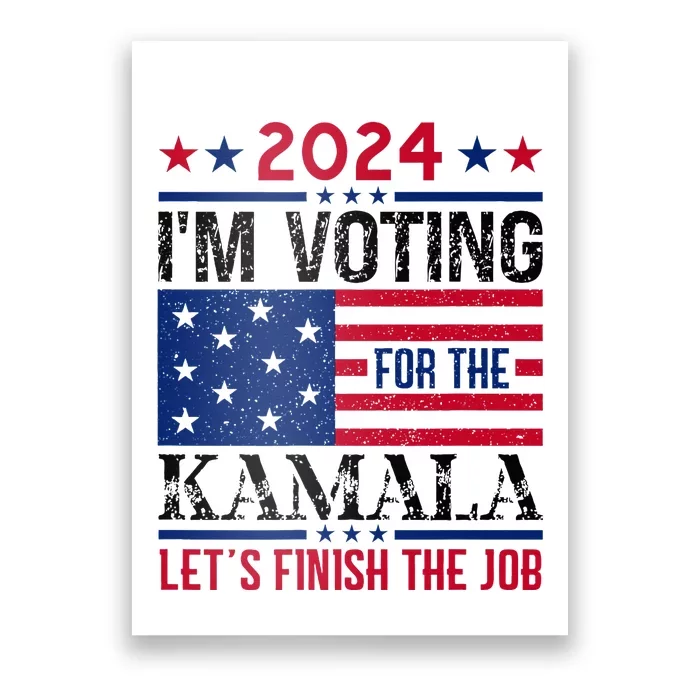 Im Voting For Kamala Harris 2024 Poster