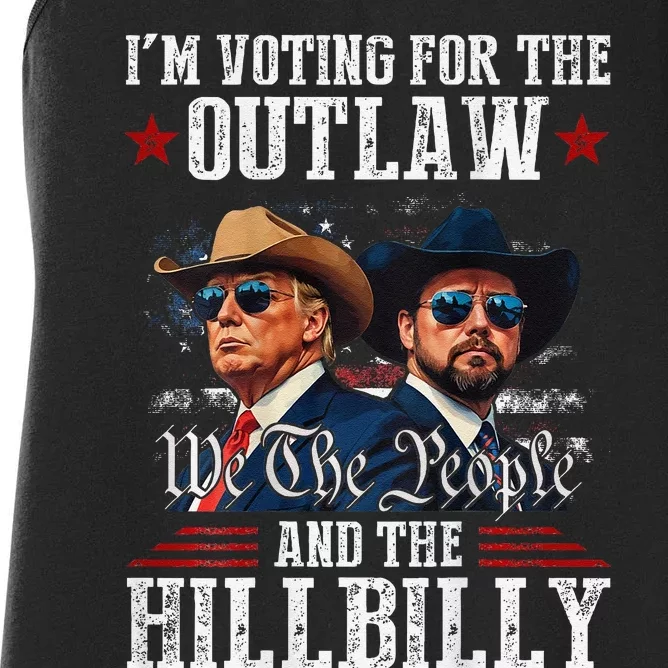 Im Voting For The Outlaw And The Hillbilly Women's Racerback Tank