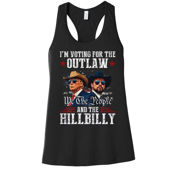 Im Voting For The Outlaw And The Hillbilly Women's Racerback Tank