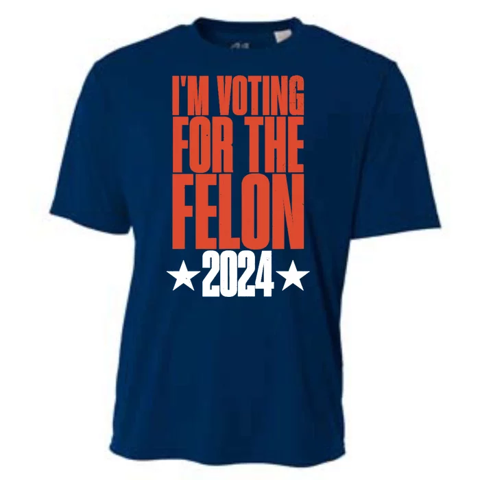 IM Voting For Felon Conviction Cooling Performance Crew T-Shirt