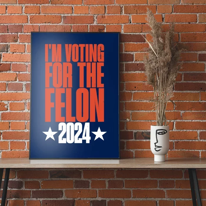 IM Voting For Felon Conviction Poster