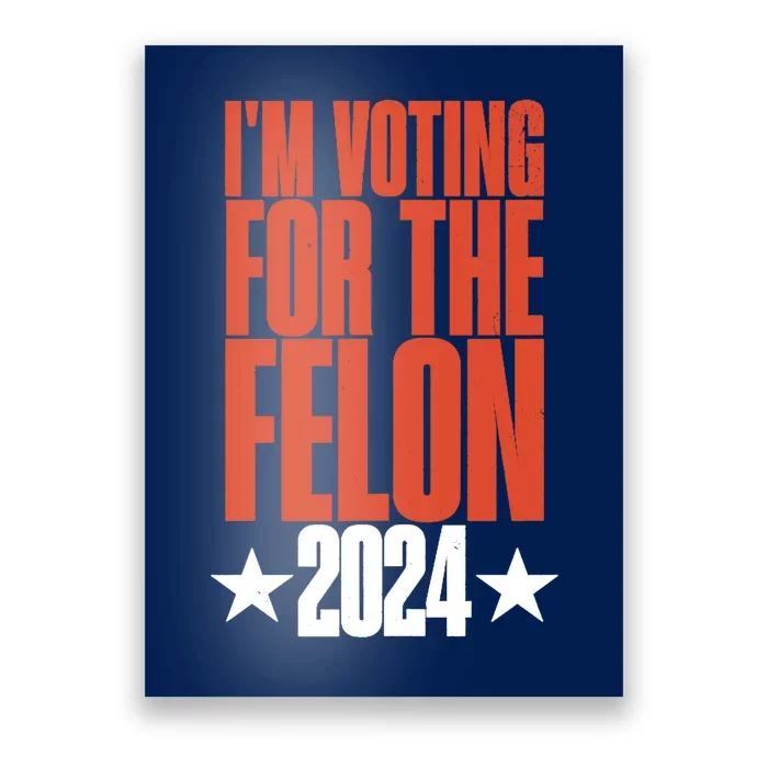 IM Voting For Felon Conviction Poster