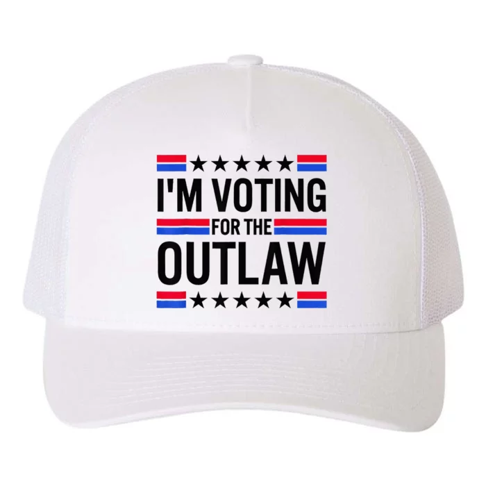 IM Voting For The Outlaw Yupoong Adult 5-Panel Trucker Hat