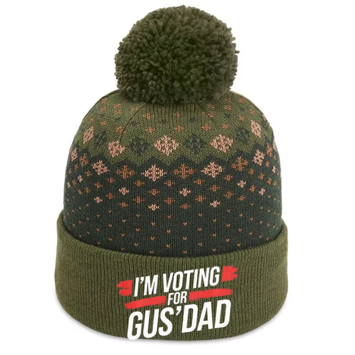 IM Voting For Gus Dad Harris Walz The Baniff Cuffed Pom Beanie