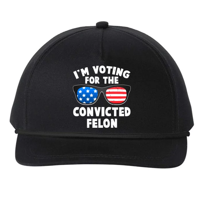 Im Voting For The Convicted Felon Trump Snapback Five-Panel Rope Hat