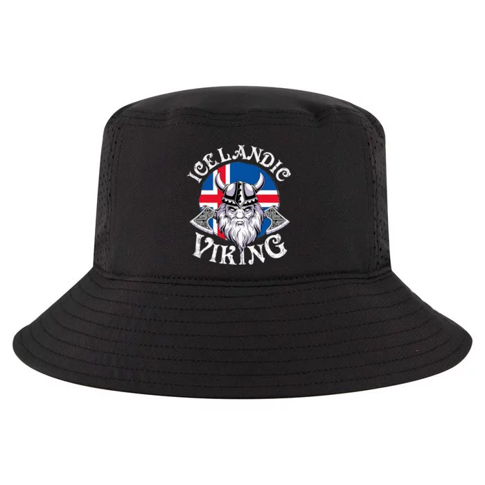 Icelandic Viking Funny Iceland Flag Nordic Enthusiast Outfit Cool Comfort Performance Bucket Hat