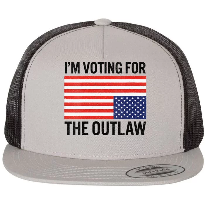 Im Voting For The Outlaw Flat Bill Trucker Hat