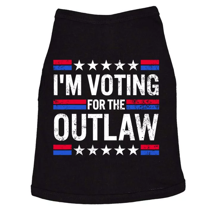 IM Voting For The Outlaw Funny Trump Doggie Tank