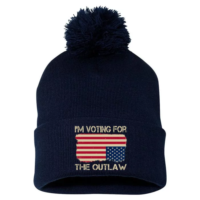 Im Voting For The Outlaw Pom Pom 12in Knit Beanie