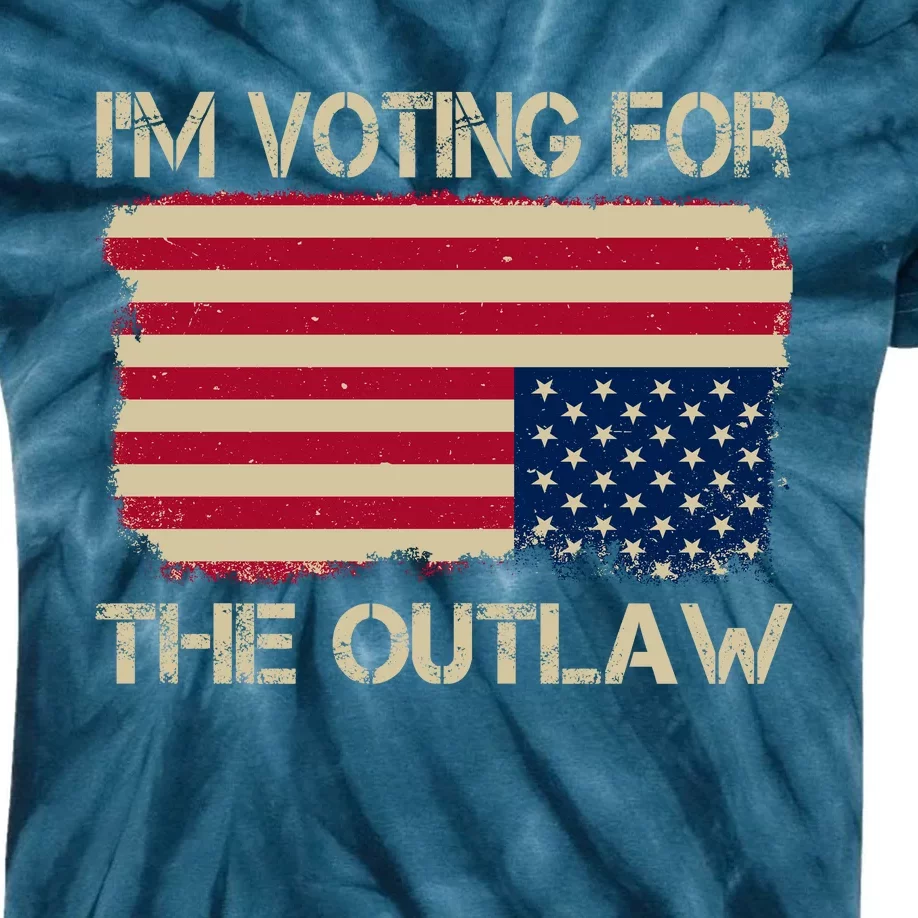 Im Voting For The Outlaw Kids Tie-Dye T-Shirt