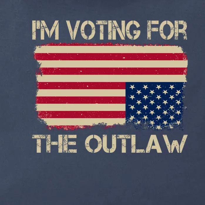 Im Voting For The Outlaw Zip Tote Bag