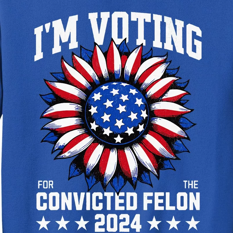 Im Voting For A Felon In 2024 Sweatshirt