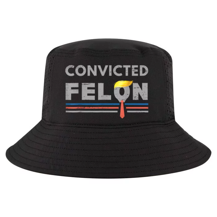 Im Voting For The Convicted Felon Funny Trump 2024 Cool Comfort Performance Bucket Hat