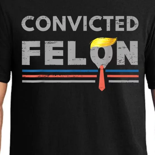 Im Voting For The Convicted Felon Funny Trump 2024 Pajama Set