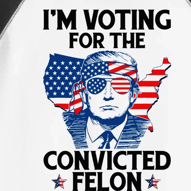 IM Voting For The Convicted Felon Toddler Fine Jersey T-Shirt