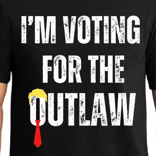 IM Voting For The Outlaw 2024 Pajama Set