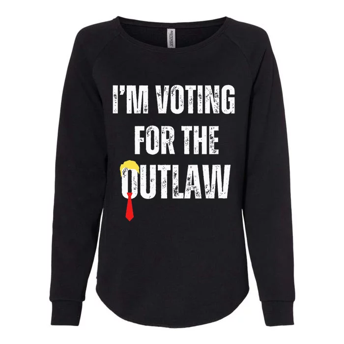 IM Voting For The Outlaw 2024 Womens California Wash Sweatshirt