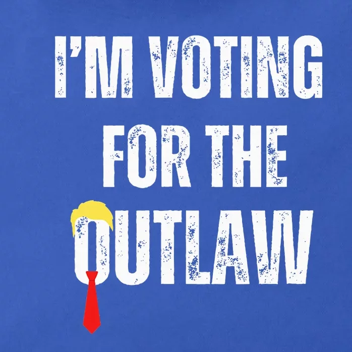 IM Voting For The Outlaw 2024 Zip Tote Bag