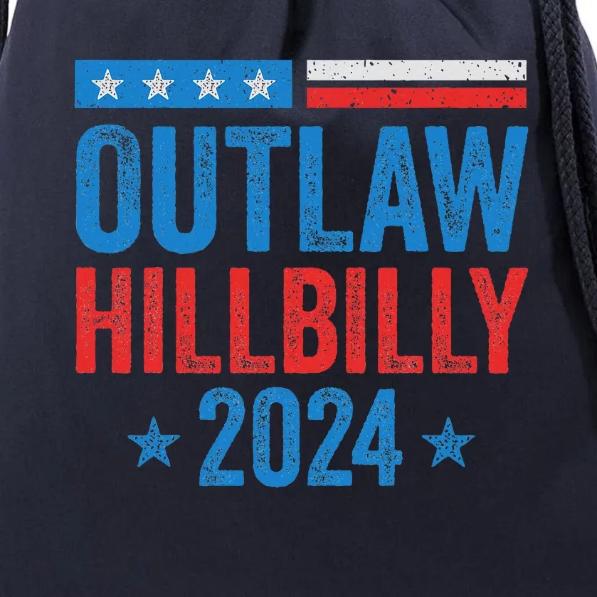 IM Voting For The Outlaw And The Hillbilly Drawstring Bag