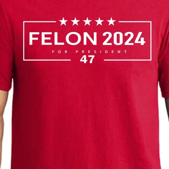 Im Voting For The Felon Trump For President 2024 Pajama Set