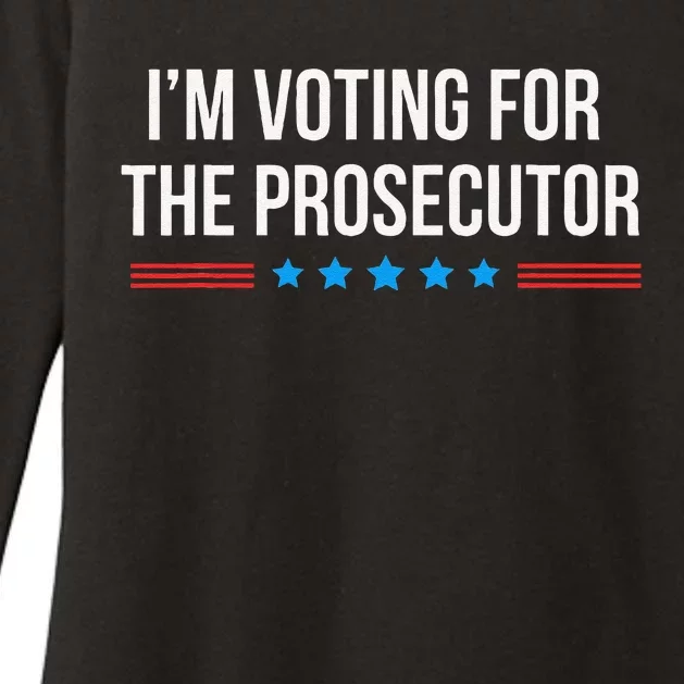 I’M Voting For The Prosecutor Womens CVC Long Sleeve Shirt