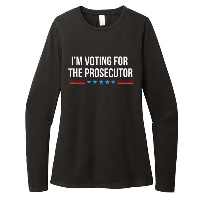 I’M Voting For The Prosecutor Womens CVC Long Sleeve Shirt