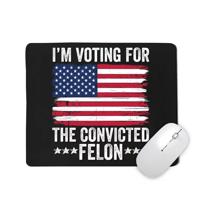 IM Voting For The Convicted Felon Trump 2024 Never Surrender We Are Not Ok Mousepad