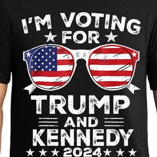 IM Voting For Trump And Kennedy 2024 Pajama Set