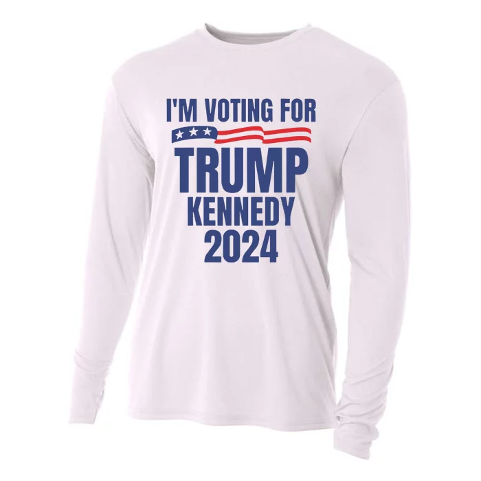 IM Voting For Trump And Kennedy 2024 Cooling Performance Long Sleeve Crew