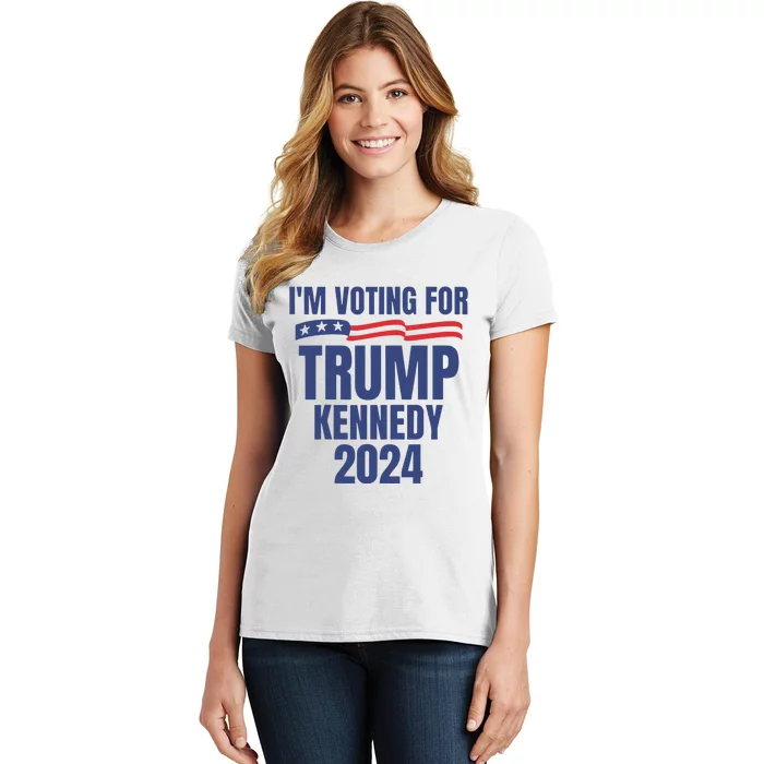 IM Voting For Trump And Kennedy 2024 Women's T-Shirt