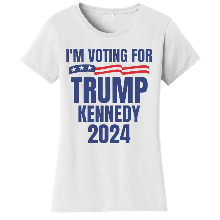 IM Voting For Trump And Kennedy 2024 Women's T-Shirt