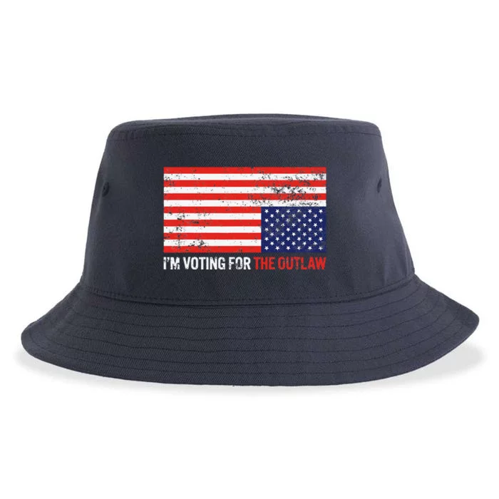 IM Voting For The Outlaw Sustainable Bucket Hat