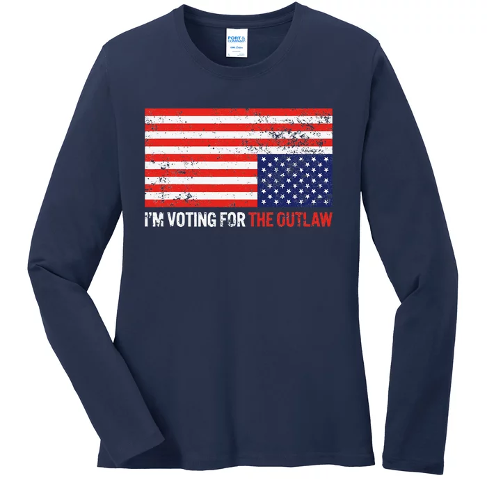 IM Voting For The Outlaw Ladies Long Sleeve Shirt